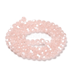 Стеклянные бусины с гальваническим покрытием &nbsp;LS-EGLA-A035-J6mm-A08