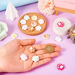 Набор для изготовления висячих серег из смолы с отпечатком кошачьей лапы своими руками&nbsp;DIY-TA0009-51