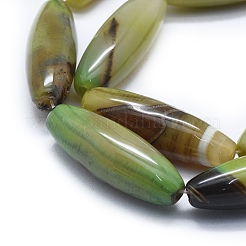 Природный агат бисер нитей&nbsp;G-I245-11I