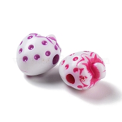 Непрозрачные акриловые бусины в стиле крафт&nbsp;OACR-A027-01