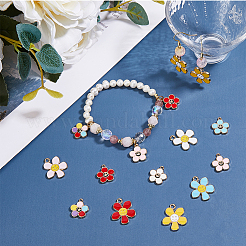 Подвески из сплава эмали 60шт 10 стиля&nbsp;ENAM-HY0002-98