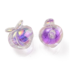 УФ-покрытие радужными переливающимися акриловыми бусинами&nbsp;OACR-F004-02E