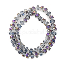 Прозрачные стеклянные бусины гальваническим пряди&nbsp;EGLA-P062-01A-HR02