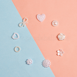 Абс пластмассовые имитационные жемчужные кабошоны&nbsp;OACR-CJ0001-08