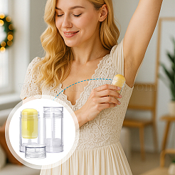 Пластиковые бутылки с дезодорантом с закручивающейся головкой&nbsp;CON-WH0115-16