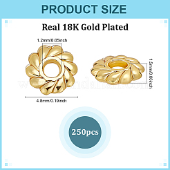 250 шт. разделительные бусины из экологически чистого сплава&nbsp;FIND-ME0002-98