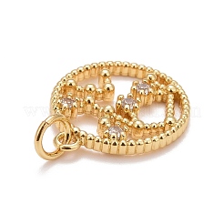 Латунные микро проложить кубического циркония подвески&nbsp;KK-M229-58G