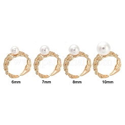 Стойка покрытие сердце латунь микропаве кубический цирконий открытый манжета кольцо настройки&nbsp;KK-Z071-26KCG