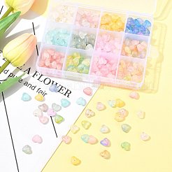 360 шт. 11-х цветные матовые прозрачные акриловые бусины&nbsp;OACR-FS0002-30