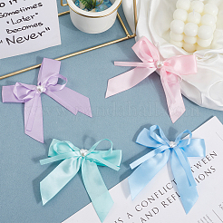 40 шт. 4-х цветные банты из полиэстера&nbsp;DIY-SP0004-80