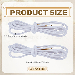 4 шт. полиэстеровые шнурки&nbsp;AJEW-LP0002-56
