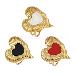 Кольца для женщин из нержавеющей стали 304 с эмалью&nbsp;RJEW-G355-09G