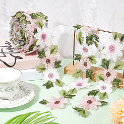 Утюжить/пришить кружевную отделку из полиэфирной сетки&nbsp;OCOR-FG0001-37