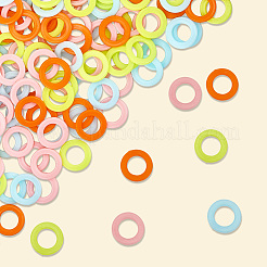 4 набор пластиковых плоских круглых вязальных инструментов&nbsp;DIY-SC0030-18