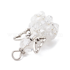 Стеклянные подвески&nbsp;PALLOY-MZ00665-10