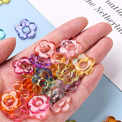 100шт прозрачная акриловая рамка для бусин&nbsp;TACR-SP0001-34