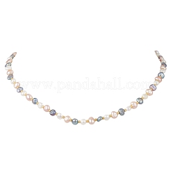 Женские ожерелья из натурального барочного жемчуга Кеши&nbsp;NJEW-JN05824