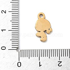 Подвески из нержавеющей стали 304 с эмалью&nbsp;STAS-G374-01G-05