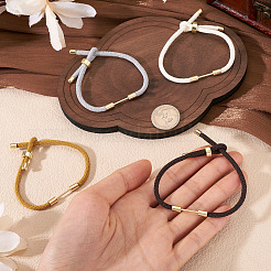 4шт 4-цветный плетеный нейлоновый шнур для изготовления браслета&nbsp;MAK-TA0001-26B