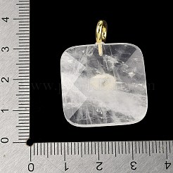 Ограненные подвески из натуральных кристаллов кварца&nbsp;G-C274-03F