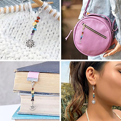 20 шт. подвесные украшения из натуральных и синтетических драгоценных камней и сплавов в 5 стилях&nbsp;HJEW-YW00155