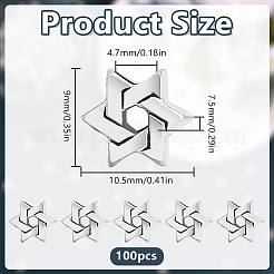 100 шт. европейские бусины из сплава в тибетском стиле&nbsp;FIND-HY0004-90