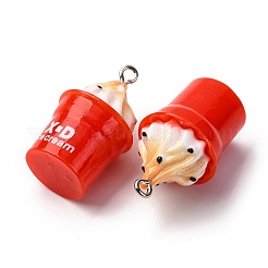 Подвески из непрозрачной смолы&nbsp;RESI-I337-02P