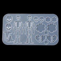 Хэллоуин тема силиконовые подвесные Молды&nbsp;LS-DIY-Q030-05B