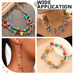 6 нити 6 цвета эрозированные ракушечные бусины нити&nbsp;BSHE-HY0001-05