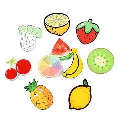 20 шт. 10 стиля акриловые значки брошь булавки&nbsp;JEWB-CJ0003-01