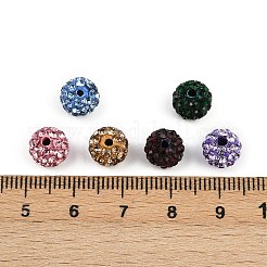 Бусины с класс А стразами&nbsp;RB-B025-30