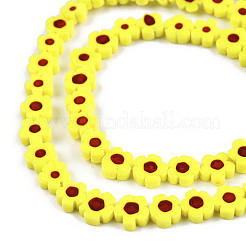 Ручной работы стеклянная бусина тысячецветник нитей&nbsp;LAMP-N029-017A-07