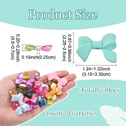 30шт 3 стиля акриловые бусины&nbsp;OACR-YW0002-45