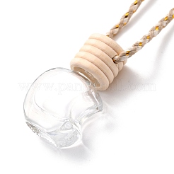 Подвески из пустого стеклянного флакона духов&nbsp;LS-HJEW-C009-02