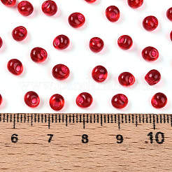 3/0 стеклянная бахрома с покрытием из запекаемой краски&nbsp;SEED-A034-04E