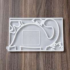 Силиконовые Молды для фоторамки с изображением динозавра и декоративной травы&nbsp;DIY-I099-57