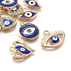 10шт 5 стиля подвески из сплава с эмалью&nbsp;ENAM-FP0002-43