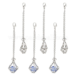 10 шт. подвеска-мешок из нержавеющей стали 304 в технике макраме&nbsp;HJEW-YW00109