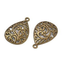 Подвески из сплава с филигранной каплей в тибетском стиле&nbsp;TIBEP-Q041-042AB-NR