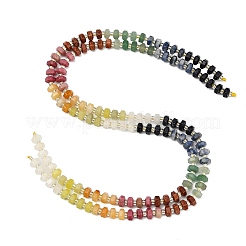 Натуральные и синтетические смешанные каменные бусы пряди&nbsp;G-G317-A03-3x6mm