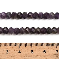 Природный аметист нитей бисера&nbsp;LS-G-G278-A02-4x6mm