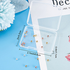 30 шт. 3 цвета 925 бусины-разделители из стерлингового серебра&nbsp;STER-BBC0001-30