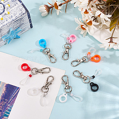 24шт 8-х цветный силиконовый держатель для ручки&nbsp;HJEW-DR00034