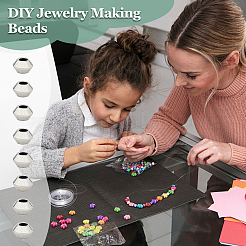 200 шт. бусины-разделители из нержавеющей стали rondelle 304&nbsp;STAS-DC0015-10