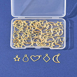 60 шт. 5 стиля подвески из нержавеющей стали 304&nbsp;STAS-FS0001-87