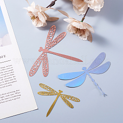 12 комплект 6 стилей ПВХ 3D имитация ажурных наклеек на стену в виде стрекозы&nbsp;DIY-CF0001-04