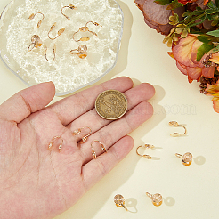 16 шт. латунная спиральная накладка на ушную манжету&nbsp;EJEW-HS0001-24G