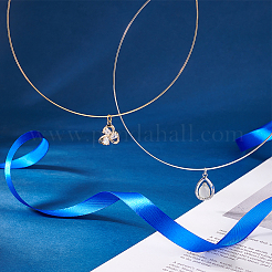 2 шт. 2-х цветные колье-чокеры из нержавеющей стали 304&nbsp;NJEW-UN0001-52