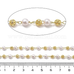 Цепи с круглыми звеньями из латуни и АБС-пластика&nbsp;CHC-G024-12G