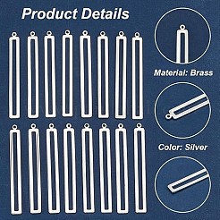 16шт латунный большой кулон&nbsp;KK-BC0013-57A